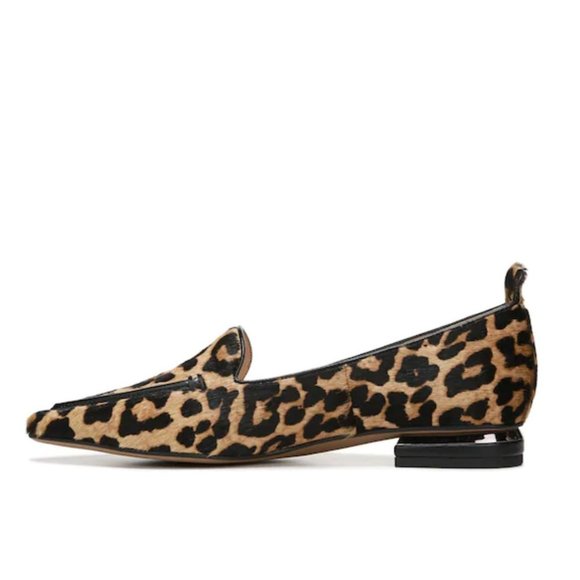 Franco Sarto Shoes - Franco Sarto Leather Almond Toe Block Heel Animal Print SUSIE LOAFER SZ 6